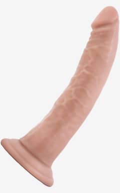 Njutningsleksaker Dr. Skin 7inch Cock Suction Cup Vanilla