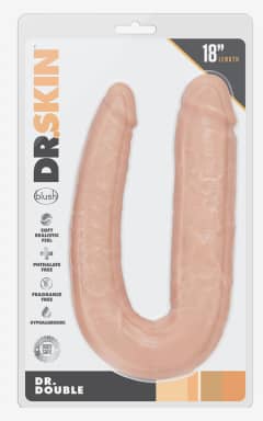 Dildo Dr. Skin Dr Double 18inch Vanilla