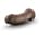 Dr. Skin Plus 8inch Thick Posable Dildo Chocolate