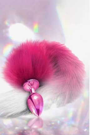 Alla Nixie Metal Butt Plug With Ombre Tail