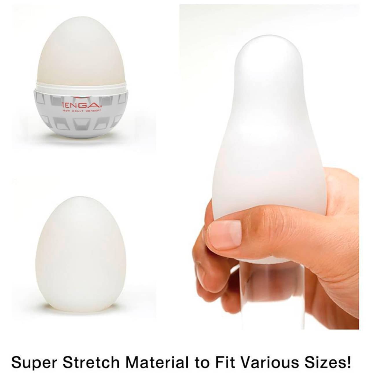 Tenga Egg Boxy sedd från sidan