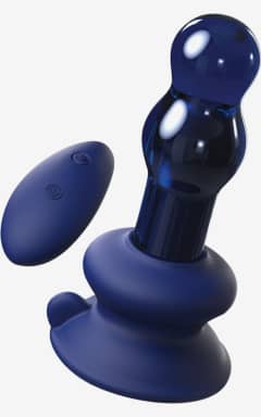 För kvinnor Icicles Glass Vibrator No 83 Blue With Remote