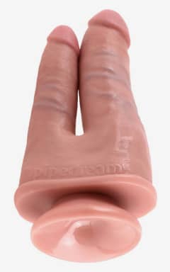 Anal Leksaker King Cock Double Penetrator Light 8.75in