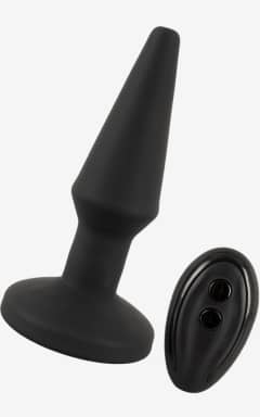 Anal Leksaker RC Inflatable Plug With Vibration