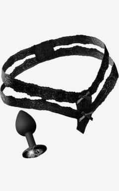 Anala Sexleksaker Crotchless Secret Gem Black SL