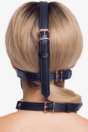 Gagballs Head Harness With A Gag