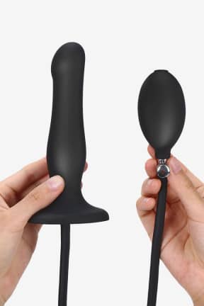 Anal Leksaker Inflatable Dildo Plug Black