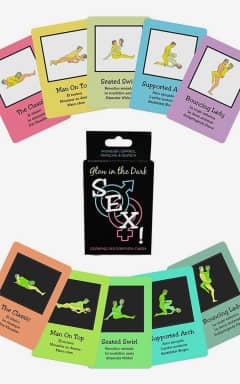 Sexspel Glow In The Dark Sex Cards