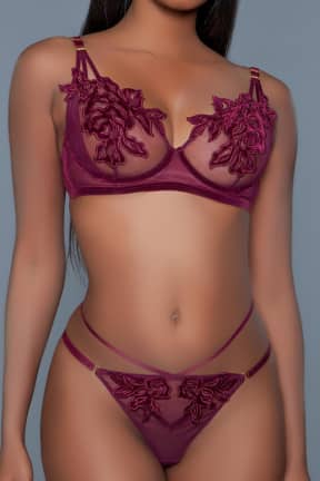 Alla BeWicked Evangeline Set Burguny