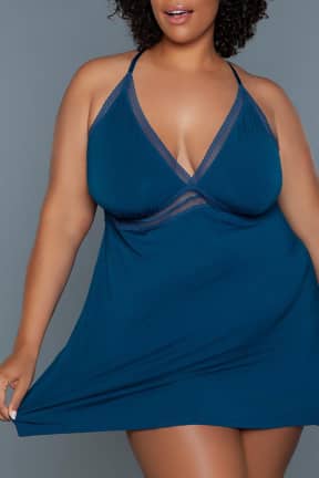 Alla BeWicked Hailee Babydoll Deep Royal