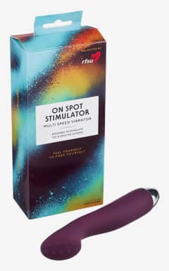 Bästsäljare för henne RFSU On Spot Stimulator Multi Speed Dildo Purple