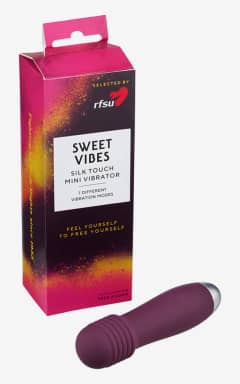 Sök efter ålder RFSU Sweet Vibes Silk Touch Mini Vibrator Purple