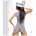 Obsessive Stewardess Costume Grey S/M