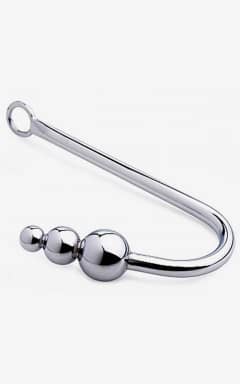 Alla Steel Anal Hook with Beads