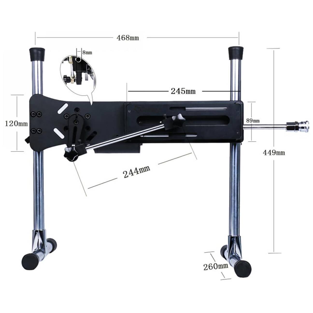 Hismith Premium 1 Fuck Machine 2.0 bakifrån