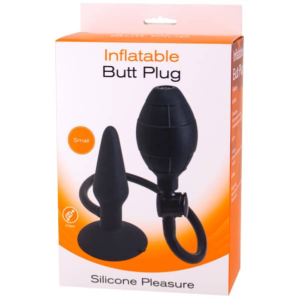 Inflatable Butt Plug Black S