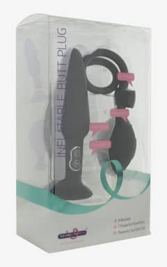 Anala Sexleksaker Inflatable Butt Plug Black With Vibration