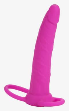 Anal Dildo Silicone Dual Penetrator Pink