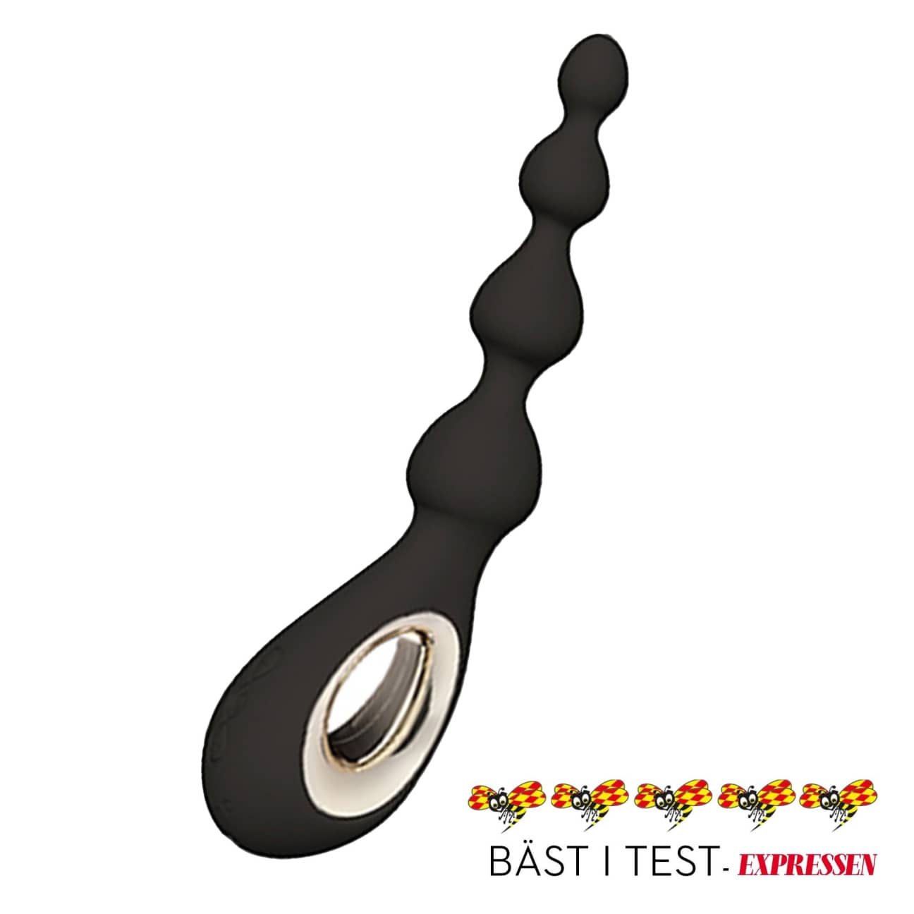 Lelo Soraya Beads Black – sidovy