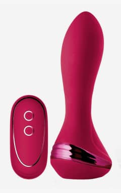 Prostata Massage Sparkling Inflatable Remote Vibrator Isabella Red