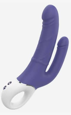 Vibratorer Vibes Of Love Double Pleasure Purple