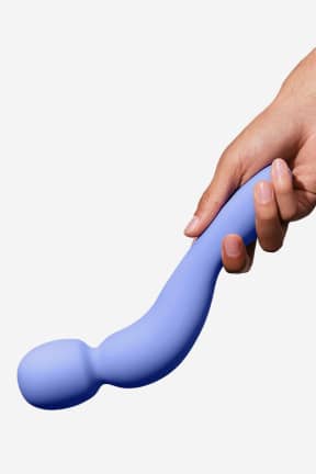 Julklappar för kvinnor Dame Products Com Wand Vibrator Periwinkle