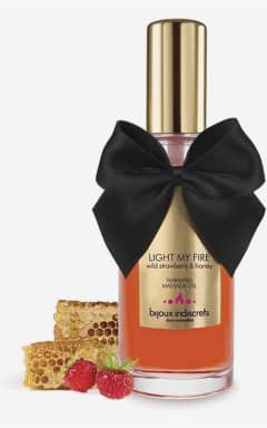 Alla Light My Fire Strawberry Honey Warming Massage Oil 100ml