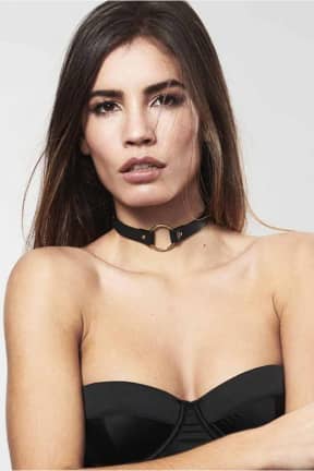 Sexiga Underkläder MAZE Single Choker Black