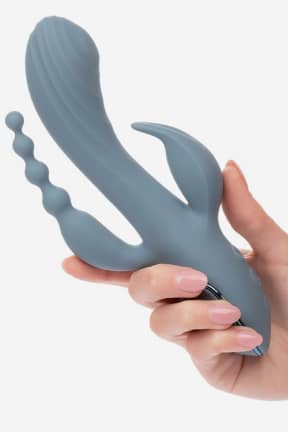 Dildo Triple Ecstasy Grey