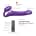Vibrating Bendable Strap On Purple M
