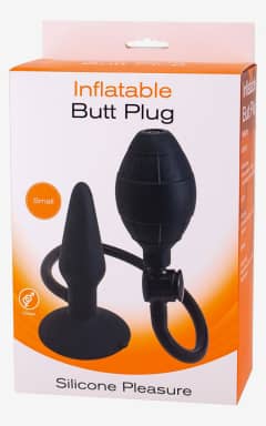 Analplugg  & Buttplug Inflatable Butt Plug Black