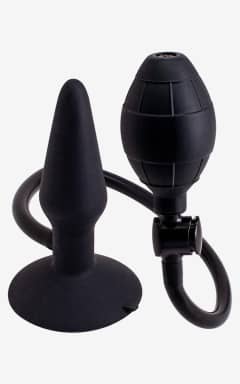 Analplugg  & Buttplug Inflatable Butt Plug Black