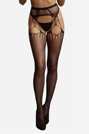 Sexiga Underkläder Le Désir Shredded Suspender Pantyhose One Size