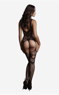 Alla Le Désir Suspender Bodystocking One Size