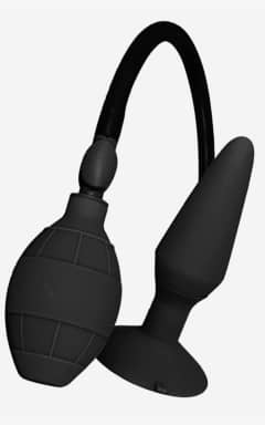 Analplugg  & Buttplug Menzstuff Inflatable Plug Black