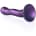 Ultra Soft Silicone Curvy G-spot Dildo Purple 17cm