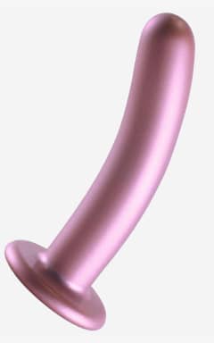 Anal Leksaker Smooth Silicone G-spot Dildo Pink 14,5cm