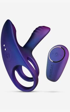 För honom Hueman Vibrating Cock Ring Purple