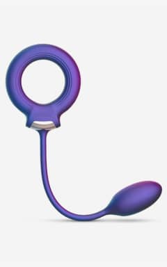 Kukring Hueman Cock Ring With Anal Ball Purple