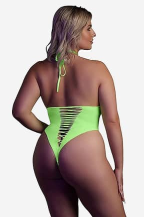 Alla Glow In The Dark High Cut Body Green