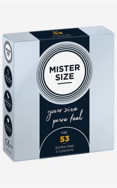 Kondomer Mister Size 53mm 3-pack