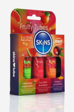 Glidmedel Skins Fruity Lubes 3-pack