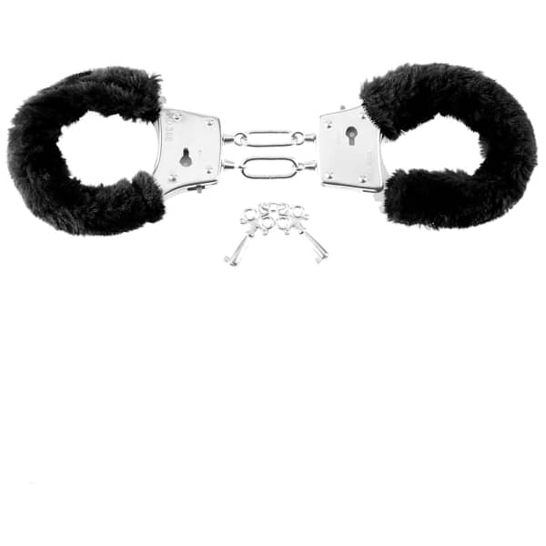 Beginner's Metal Cuffs Furry, närbild på foder