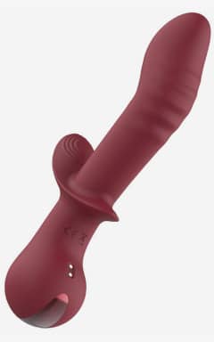 Alla Amour Flexible G spot Duo Vibe Loulou Red