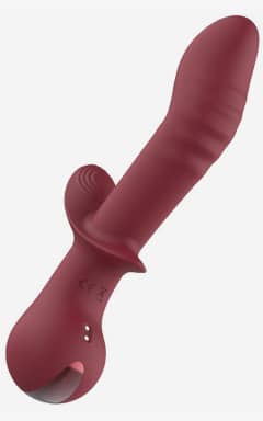 Njutningsleksaker Amour Flexible G spot Duo Vibe Loulou Red