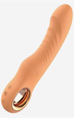 Njutningsleksaker Glam Flexible Ribbed Vibe Orange