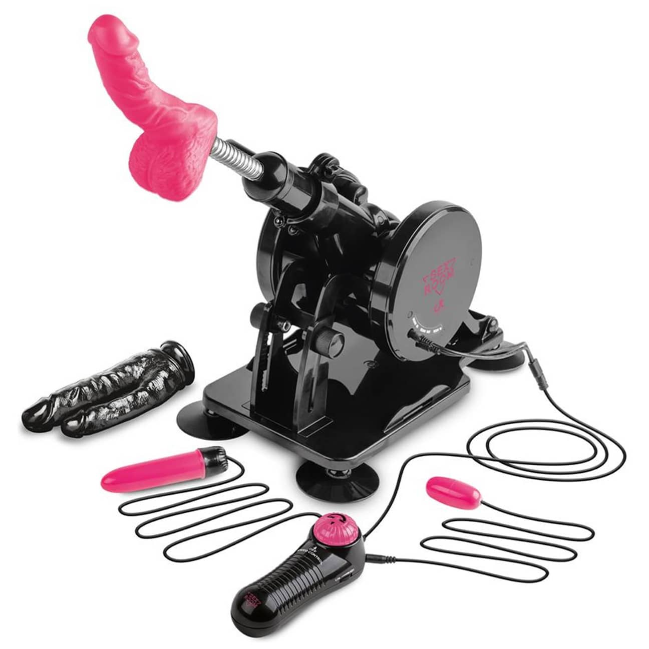 Sex Room Remote Control Thrusting Machine tillbehör inkluderade