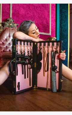 Alla Temptasia Safe Word Bondage Kit With Suitcase Black