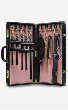 BDSM Temptasia Safe Word Bondage Kit With Suitcase Black