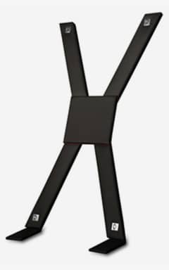 Nyheter Bondage Crotch With Imitation Leather Black
